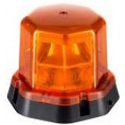 YELLOW FLASHING LIGHT 12/24V LED. 3-POINT MOUNTING Ø119X94MM IP68