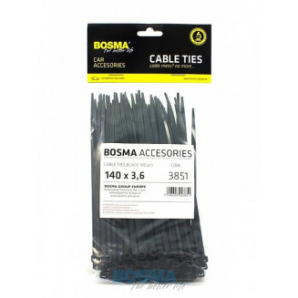 CABLAGGIO FILO 3,6 X 140MM NERO 100PZ, 999164100