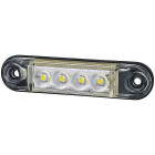 LD2327 SIDE LIGHT LED WHITE 78X19X11MM 12/24V IP68