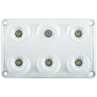 LWD2153 INTERIOR LIGHT 5-LED WITH SWITCH 75X120X16 12/24V IP65 2-MODE