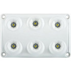 LWD2154 SALONGI SISEVALGUSTI 6-LED 75X120X16 12/24V IP65