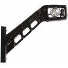 HORN LIGHT LED CURVED 45° 185MM RIGHT 12/24V
