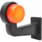 HORN LIGHT LED CURVED 90° 191MM LEFT 12-24V
