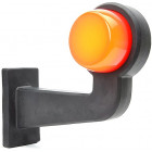 HORN LIGHT LED CURVED 90° 191MM RIGHT 12-24V