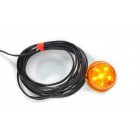 SCANDINAVIAN HORN LIGHT LED SPARE GLASS YELLOW 12/24V