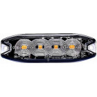 STROBO VILKUR KOLLANE 4-LED 12/24V. MADAL 98X30X8MM
