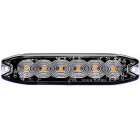 STROBO VILKUR KOLLANE 6-LED 12/24V. MADAL 130X30X7MM