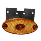 KÜLJETULI LED KOLLANE FLATPOINT II JALAGA 24V 0.5M JUHE 102X46MM