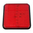 LED TAILLIGHT. SQUARE 1-PIECE. RED 100X100MM