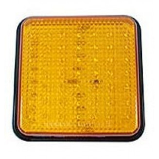 LED TAILLIGHT. SQUARE 1-PIECE. YELLOW 100X100MM, 999220360