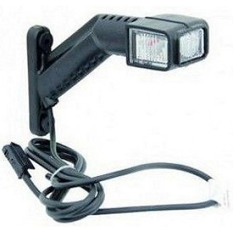 AVERTISSEUR LED SUPERPOINT 4 45° 176MM DROITE 12/24V ASPÖCK, 999222820