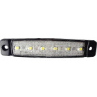 БОКОВОЙ ФОН БЕЛЫЙ. ДЛИННЫЙ. 6-светодиодный 96X20X6,4MM 24V 560.07
