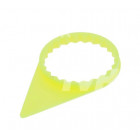 WHEEL NUT RING YELLOW ARROW M32