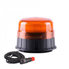 YELLOW FLASHING LIGHT 12/24V LED. WITH MAGNET AND CABLE 19W D142/H103MM
