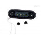 KÜLJETULI LED VALGE TUMEDA KLAASIGA 12/24V 84.2X27.7X12X8MM