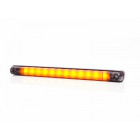 KÜLJETULI LED PIKK KOLLANE TUMEDA KLAASIGA 238X20MM 12/24V
