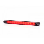 KÜLJETULI LED PIKK PUNANE TUMEDA KLAASIGA 238X20MM 12/24V