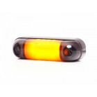 KÜLJETULI LED 12/24V KOLLANE TUMEDA KLAASIGA12-LED 84X25X11MM