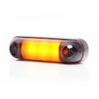 SIDE LIGHT LED 12/24V YELLOW WITH DARK GLASS 3-LED 84X25X11MM