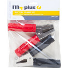 CAPUCHONS DE CORDON DE DEMARRAGE 500A 2PCS NOIR/PUR