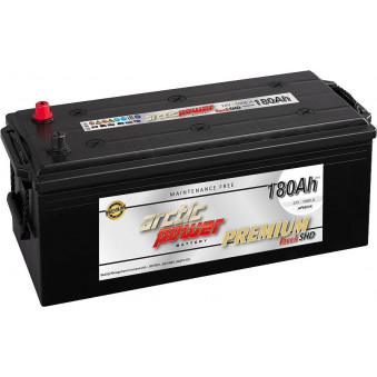 ARCTIC POWER PREMIUM TRUCK SHD BATTERY 180AH 513X210X195/220 1000A (EN) +/-, AP6801K