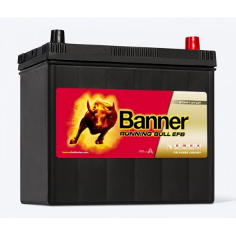 BANNER BATTERIA RUNNING BULL EFB 55AH 228X129X225 -/+ 460A (MORSETTO 1+3) ASIA START &amp; STOP, BA55515