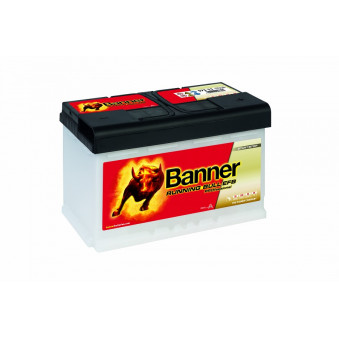 BANNER BATTERIA RUNNING BULL EFB PRO 75AH 278X175X190 -/+ 700A START &amp; STOP, BA57511