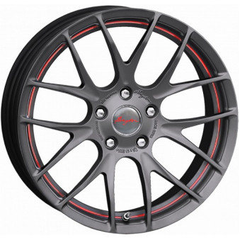 BREYTON GTS-R 7.0X17 4X100/40 (56.1) (MG / RED) KG500, BR1713220