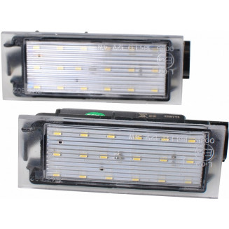 NUMÉRO LUMIÈRE LED RENAULT OEM 265108474R. 8200480127 CANBUS 2 pièces M-TECH, CLP043