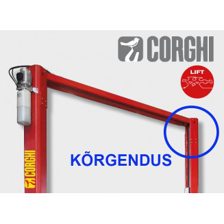 PAKELTAS ERCO HC4502 IR HC5502 ŠAKĖMS RINKINYS. 1170 mm (5220 mm) CORGHI, COR8-43100225/15