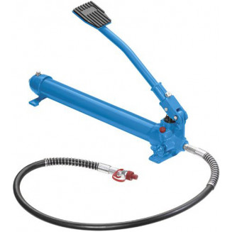 BOMBA DE PIE HIDRÁULICA 63,7 MPA. MANGUERA 1,5M FERVI, FE0271