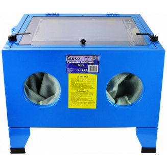 AIR SAND BLASTING CABIN 90L. LIGHTING+GUN GEKO, G02021