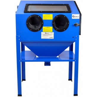 AIR BLASTING CABIN ON LEGS 220L. LIGHTING+GUN GEKO, G02022