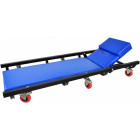 BASE DE COUCHAGE SUR ROUES. SUR UN CADRE MÉTALLIQUE. 6 ROUES GEKO