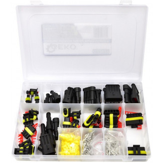 424-OS. SUPERSEAL PISTIKUPESA + PISTIKUTE KOMPLEKT 14A. IP67 12-24V GEKO, G02929