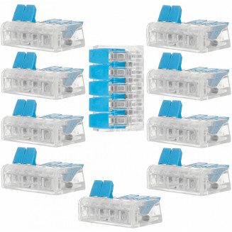 WAGO TÜÜPI AVATAV KIIRKLEMM 5X0.2-4MM 10TK/KOMPL. GEKO, G03084