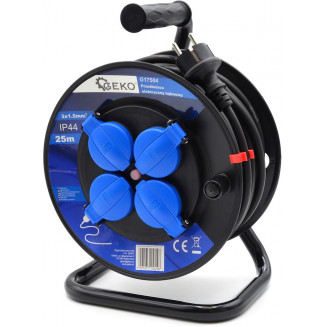 POOLIL PIKENDUSJUHE PLAST 25M 3X1.5MM2 IP44 KUMMIKATTEGA GEKO, G17504