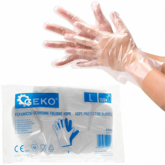 LÄBIPAISTVAST HDPE KILEST KINDAD. PAKIS 100TK GEKO, G75210