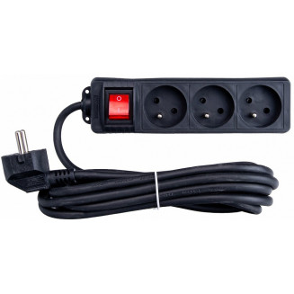 KONTORI PIKENDUSJUHE 3 PESA 3M 3X1.5MM2 MUST KELTIN, GK00245B-C