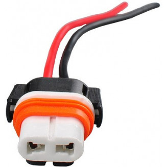 HB4/9006 РОЗЕТКА/ВИЛКА 28Х16Х32ММ С ПРОВОДАМИ 110ММ M-TECH, GN006