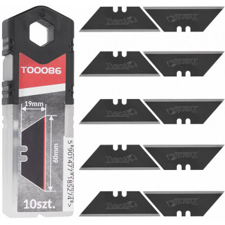 VARUTERAD 60X19X0.6MM. 10TK SK2H. BLACK TVARDY, GT00086