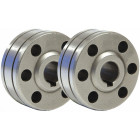 SET OF 2 DRIVE ROLLS STEEL 0.8/1 DUOGYS