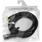 ELECTRODE HOLDER WITH CABLE - 200A - 16MM² - 4M - CONNEC 10/25 MM²