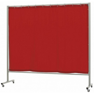 WELDING PROTECTIVE SHIELD ON FRAME. ORANGE. ON WHEELS. OPTI 215.O 2X2.15M GYS, GYS060470