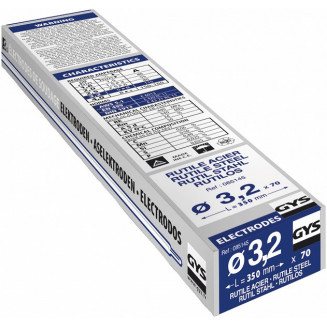 70 RUTILE ELECTRODES - STEEL- TYPE GY38 - Ø3.2 GYS, GYS085145