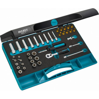 40-OS. 1/4 col. KASETĖS + BITŲ KOMP. 4–13 MM TINAS / HIPER HAZET, HAZ855-1