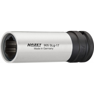 1/2&quot; LIEJIMO RATAS KASETĖ (PLASTIKINĖ SUKAMOJI APSAUGINĖ RANKOVA) 17MM IGALVOJI (MB) HAZE, HAZ905SLG-17