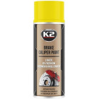 K2 JARRUSATULAN MAALI +260°C Lämmönkestävä Maali KELTAINEN 400ML/AE
