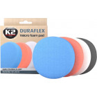 K2 DURAFLEX BLUE HARD АБРАЗИВНАЯ ПОЛИРОВАЛЬНАЯ ПОДУШКА С КРЕПЛЕНИЕМ НА ВЕЛКРО 150X25MM