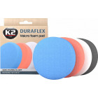 K2 DURAFLEX BLACK FINISHING POLISHING PAD WITH VELCRO FIXING 150X25MM